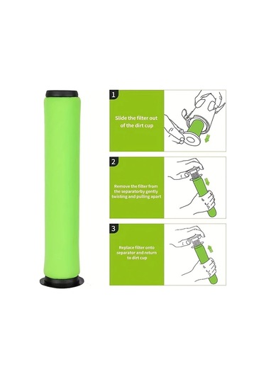 Xuweiwei Gtech Airram K9 Mk2 Elektrikli Süpürge 2 Adet Yıkanabilir Toz Filtresi