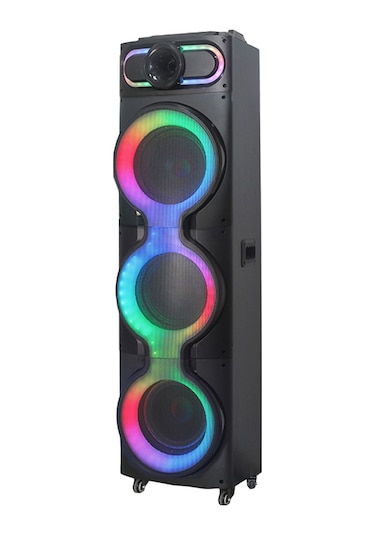Gd-3126 Dijital Led Göstergeli Mikrofonlu Rgb Tws Üçlü 10 İnç Stereo Bass Kablosuz Karaoke Hoparlör