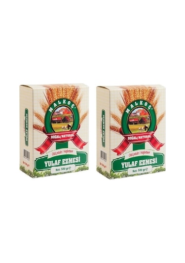 Malkoç Yulaf Ezmesi 500 gr 2 Adet