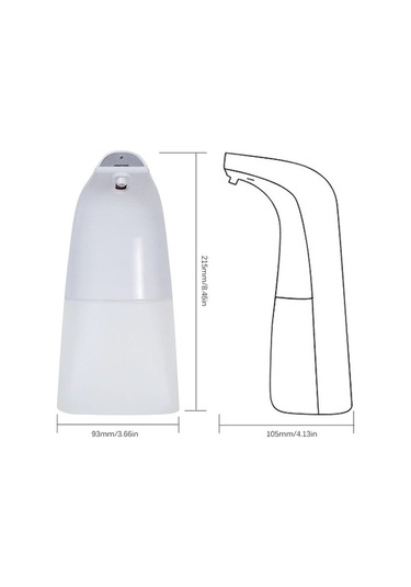 Dancemonkey Usb Şarjlı Kızılötesi Köpük Sabunluk, 250ml, Dokunmatiksiz, Çok Renkli Çok Renkli