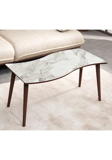 Vovvahome Salsa 4lü Mdf Ahşap Zigon Sehpa Ve Orta Sehpa - Beyaz