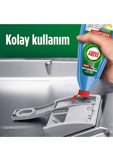 Fairy 3’lü Etki Bulaşık Makinesi Parlatıcısı, Sıvı, Limon Kokulu,