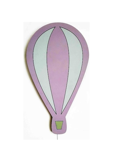 Çocuk Odası Bebek Odası Led Işıklı Balon Baskılı Mdf Duvar Süsü