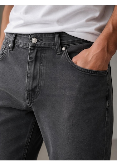 Classics Men Big Rodoc Regular Fit Likralı Erkek Jean Pantolon 7562 Füme