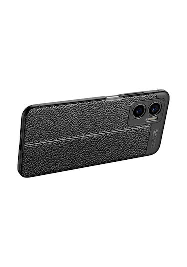 Xiaomi Redmi Note 11e Kılıf Deri Tarzı Niss Silikon Case Kapak