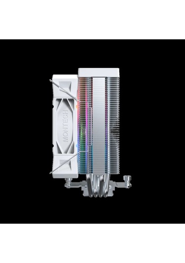 Montech Nx400 Argb - Cpu Soğutucu, Tek Kule, 4 Gelişmiş Isı Borusu, 52 Kanatlı Isı Emici, E28, 120 M