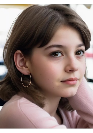 Zolotoj Merkurij Kongo Küpe Altın Kaplama 925 Ayar Gümüş 11509006 Altın