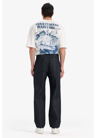 DeFacto %100 Pamuk Straight Fit Yüksek Bel Geniş Paça Jean Pantolon E9339AX25SPNM34 DeFacto %100 Pamuk Straight Fit Yüksek Bel Geniş Paça Jean Pantolon E9339AX25SPNM34