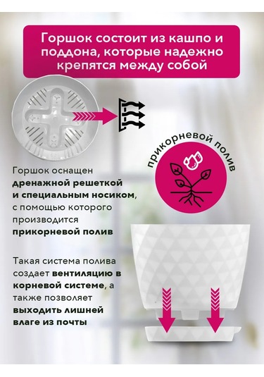 Tiko Home Çiçek Saksısı, Emik Tepsisiz, 1 Litrelik Set 5 Adet 221316351