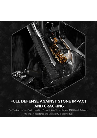 Neevoyu Bisiklet Çerçeve Koruyucu - Su Geçirmez Ve Çarpma Dayanıklı Silikon Kılıf