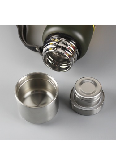 Hangfox 750ml Çift Katlı Paslanmaz Çelik Geniş Açık Termos, Spor Ve户外活动 İçin Büyük Kapasiteli Isı Saklama Botu