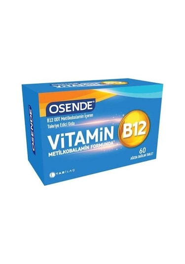 Osende Vitamin B12 30 Ağızda Dağılan Tablet