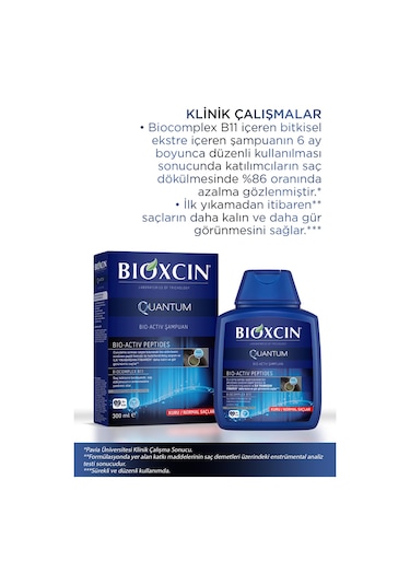 Bioxcin Quantum Şampuan 3 Al 2 Öde Kuru Normal Saçlar İçin