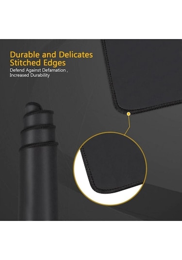 70 X 30 Cm Siyah Dikişli Kaydırmaz Taban Speed Yüzey Mousepad