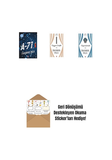 A-71 + Neyzen Tevfik Ciltli + Nizamülmülk Ciltli + Okuma Sticker'ları