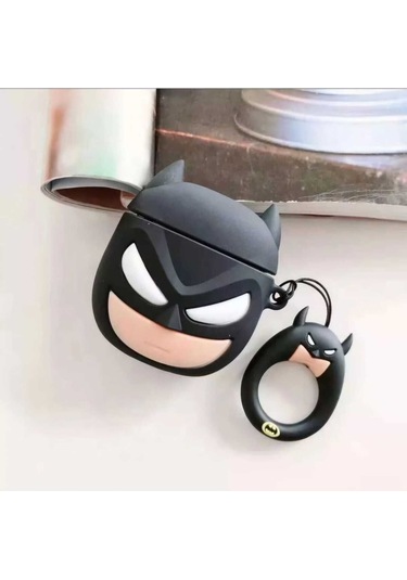Iphone 4. Nesil Uyumlu Koruyucu Bluetooth Kulaklık Kılıfı Batman Figürlü Airpods 4.nesil