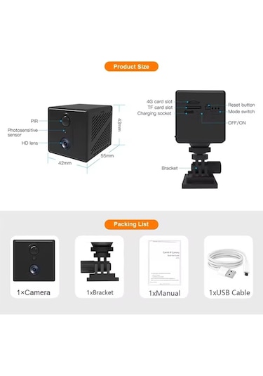 Güvenlik Kamerası 4g Sim Kart Ile Çalışır - Dünyanın Her Yerinden İzleme İmkanı