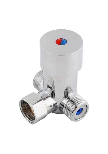 Maoyaya Otomatik Sensör Karıştırma Vanası G1/2 İnox, Pratik Su Karışımı İnox