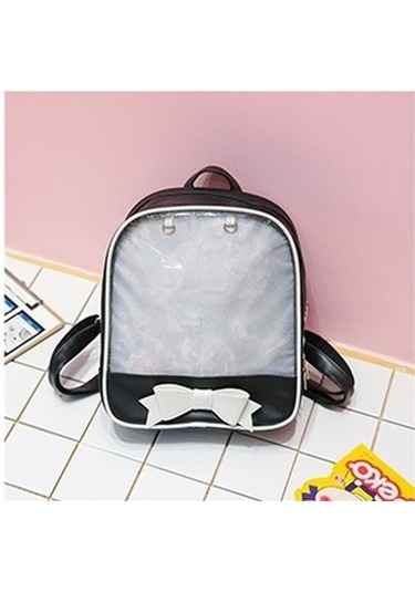 Yue Store Çocuklar Sevimli Yay Çantaları Mini Okul Çantası Mor Kıcp9r Siyah