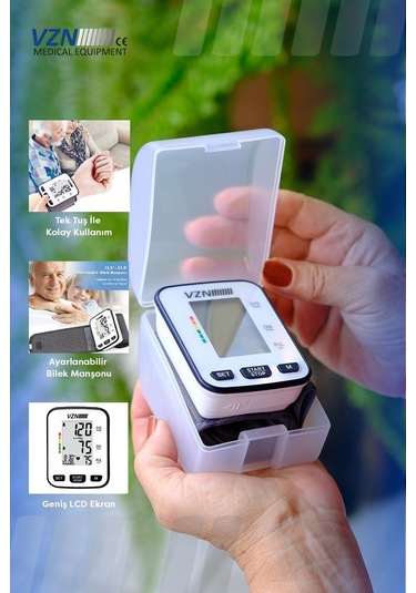 Vzn Türkçe Konuşan Bilekten Dijital Tansiyon Aleti Dbp-2141
