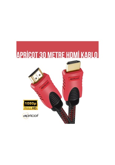Apricot Ap-hdk30 Örgülü 30m Hdmı Kablo