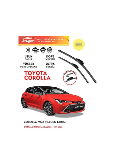 Toyota Corolla Muz Silecek 2023 Model Araca Özel Aparat