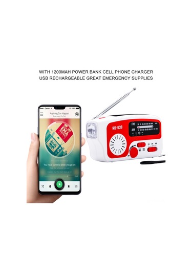 Moveevo Siyah Akıllı Radyo: Güneş/saçma Enerji, Am/fm, Led Feneri, Acil Şarj, 1200mah Pil