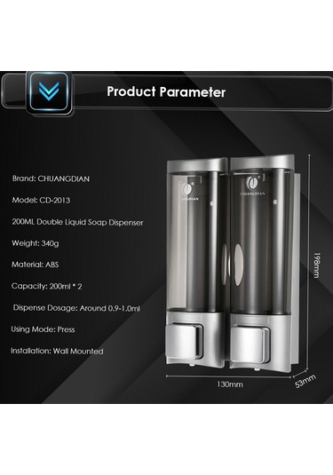 Chuangdian Manuel El Sabunluk Çift Taraflı Köpük Bant Ile Duvara Gümüş Diğer