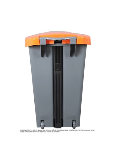 Safell Pedallı Kağıt Plastik Ayrıştırma Kovası - Çöp Konteyneri N11.10081