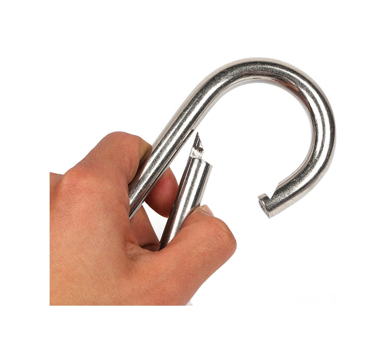 Yuntech01 304 Paslanmaz Çelik 5mm Zımba Seti - Gölge Yelkeni, Lambader Takımı Asma Aksesuarı - Dış Mekan Kullanıma Uygun, Gerilim Ayarlı Gümüş