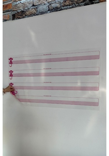 River World 100 Cm X 56 Cm 'lik Yazı Tahtası Akıllı Kağıt Kılavuz Çizgili Duvarda İz Bırakmaz Statik