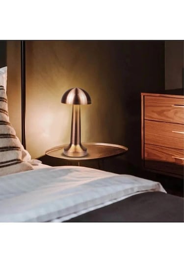 Lizbon 3 Işık Renkli Şarjlı Dim Edilebilir Masa Lambası Silver