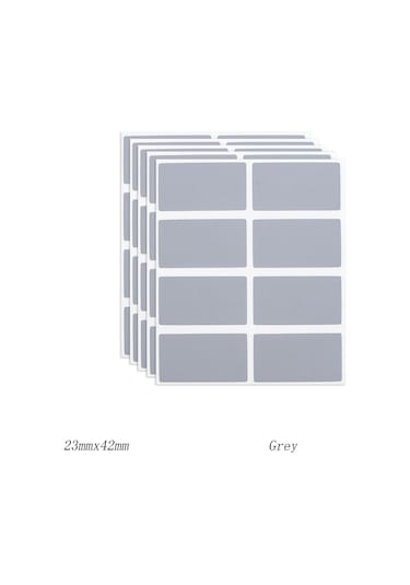 100 Adet 23mm X 42mm Kazı Kazan Etiketleri Etiket Parti Etkinliği Iyilik Kırtasiye Etiket Oyun Kırtasiye Etiket Şekeri Kırmızı