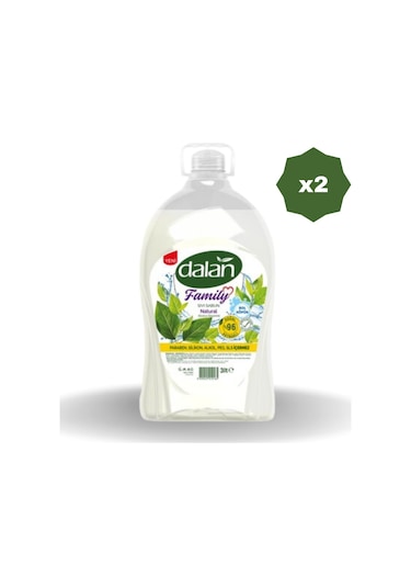 Dalan Family Sıvı Sabun Natural 3 L 2 Adet