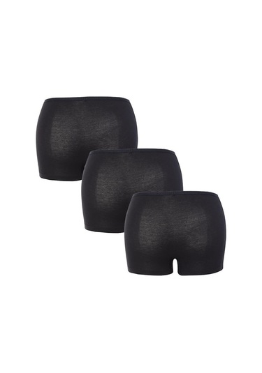 Blackspade 1571 Kadın Pamuklu Boxer 3'Lü Paket
