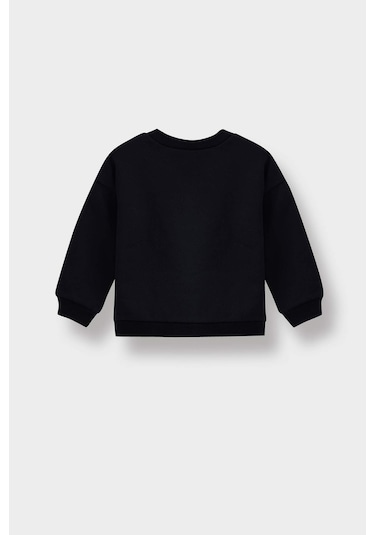 Defacto Kız Bebek Bisiklet Yaka Baskılı İçi Yumuşak Tüylü Sweatshirt E9214a525aubk27 Siyah Defacto Kız Bebek Bisiklet Yaka Baskılı İçi Yumuşak Tüylü Sweatshirt E9214a525aubk27 Siyah