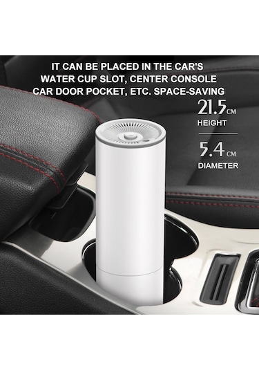 Cbtx Taşınabilir El Araç Süpürgesi 120w Araç Şarj Cihazı Hepa Filtreli Takılabilir Otomatik Elektrikli Süpürge - Siyah