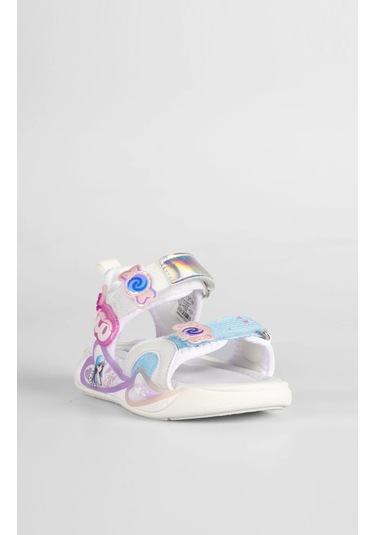 Vicco Arial Kız Çocuk Beyaz Phylon Sandalet Beyaz