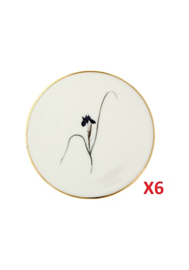 Porland Botanical Desen Bardak Altlığı 10cm 6'lı 04ALM006633 Çok Renkli