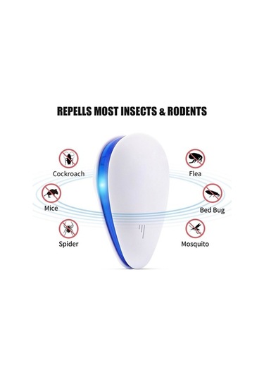 Fortunelane 2 Adet Ultrasonik Sürükleyici, Fare, Mus Engeli, 24-64 Khz, Ab Materyal, Avrupa Standartı