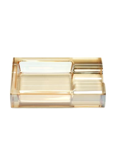 Premiumquality Gold Şeffaf Kristal Tekli Puro Küllüğü - Tr9747