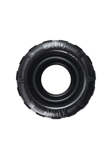 Kong Extreme Tires Delikli Tekerlek Şeklinde Ultra Sert Köpek Oyuncağı M/l