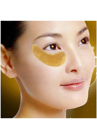 Doğal Yüz Göz Gözalti Maskesi 24K Altın Kolajen Kolojen Etkili