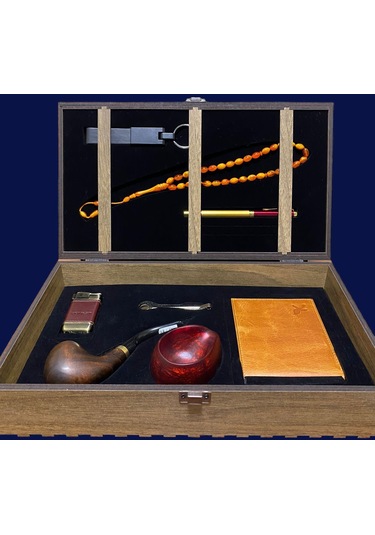 Pipsan Pipo Ahlat Ağacı Balsa Filitreli Çakmaklı Cüzdan Anahtarlık Tesbih Set 605737-539255