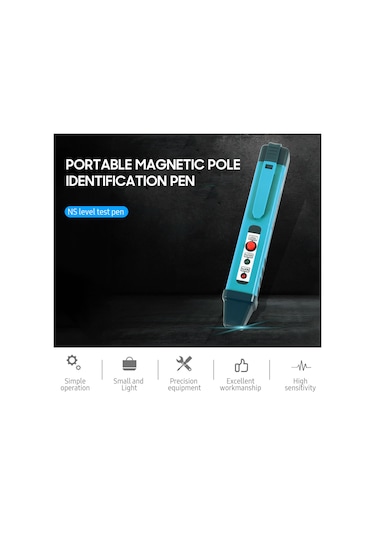 Manyetik Kutup Kalemi Polarite Test Cihazı N/s Kutup Tanımlama Aracı Kuzey Ve Güney Manyetik Kutup Tanımlayıcı Mıknatıs Dedektörü