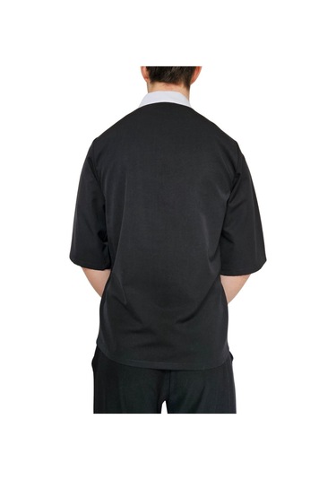 Formteks Sushi Şef Kimono Ceketi Siyah Beyaz Kırmızı