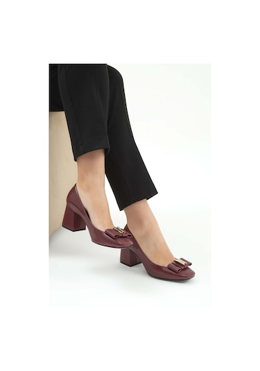 Tamer Tanca Kadın Vegan Bordo Abiye Ayakkabı 886 619 Bn Ayk Sk22/23 Bordo Czg Rgn Bordo