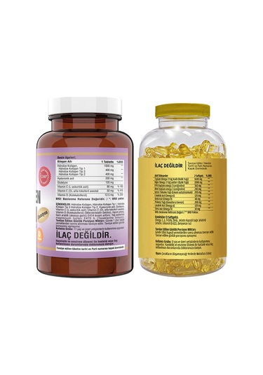 Ncs Kollajen Tip 1-2-3 90 Tablet & Flx Omega 3-6-9 90 Tablet