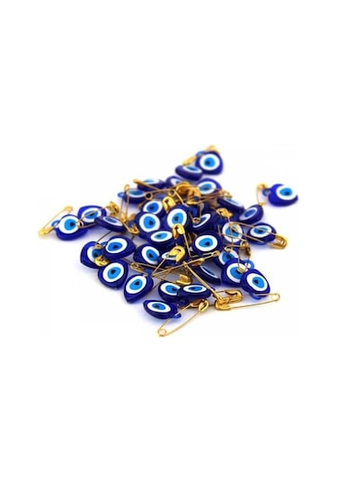 Nazar Boncuğu Iğneli Lacivert 180 Adet