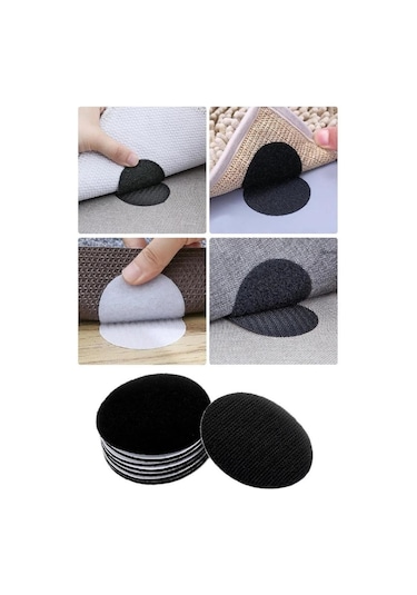 10 Adet Halı Kilim Minder Nevresim Örtü Kaydırmaz Cırt Bant Seti